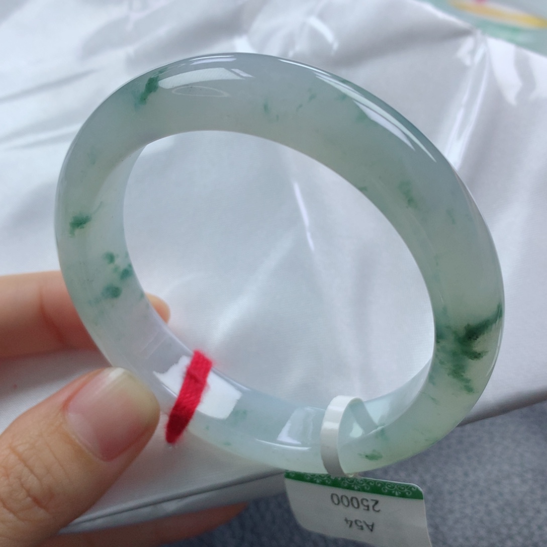 未镶嵌手镯翡翠缅甸天然翡翠A货54.1正