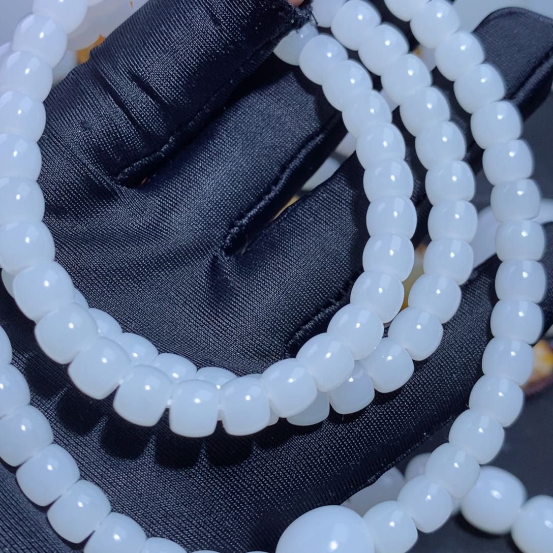 和田玉套链未镶嵌