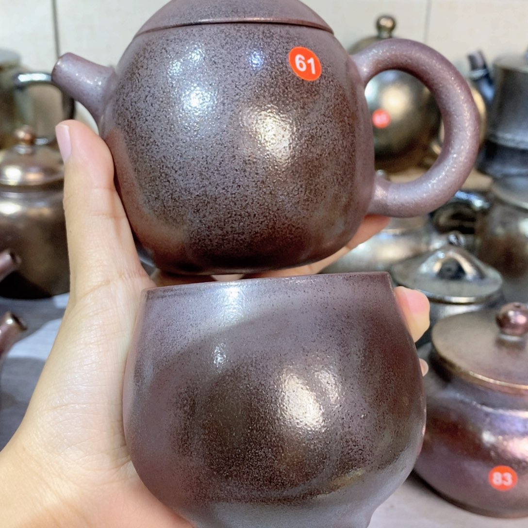 云南建水紫陶柴烧特价壶杯子不退不换