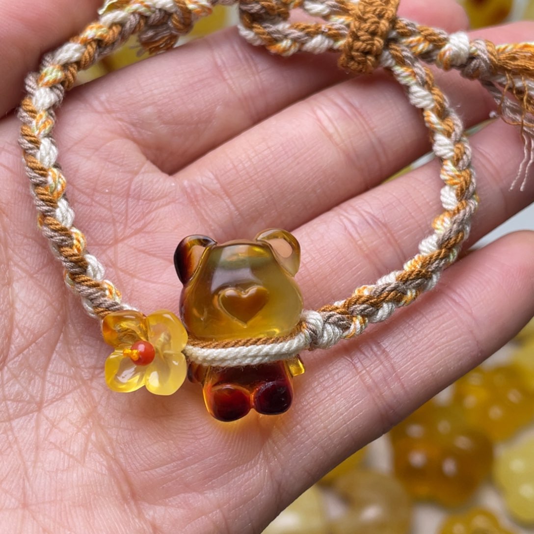 琥珀吊坠(赠链)未镶嵌
