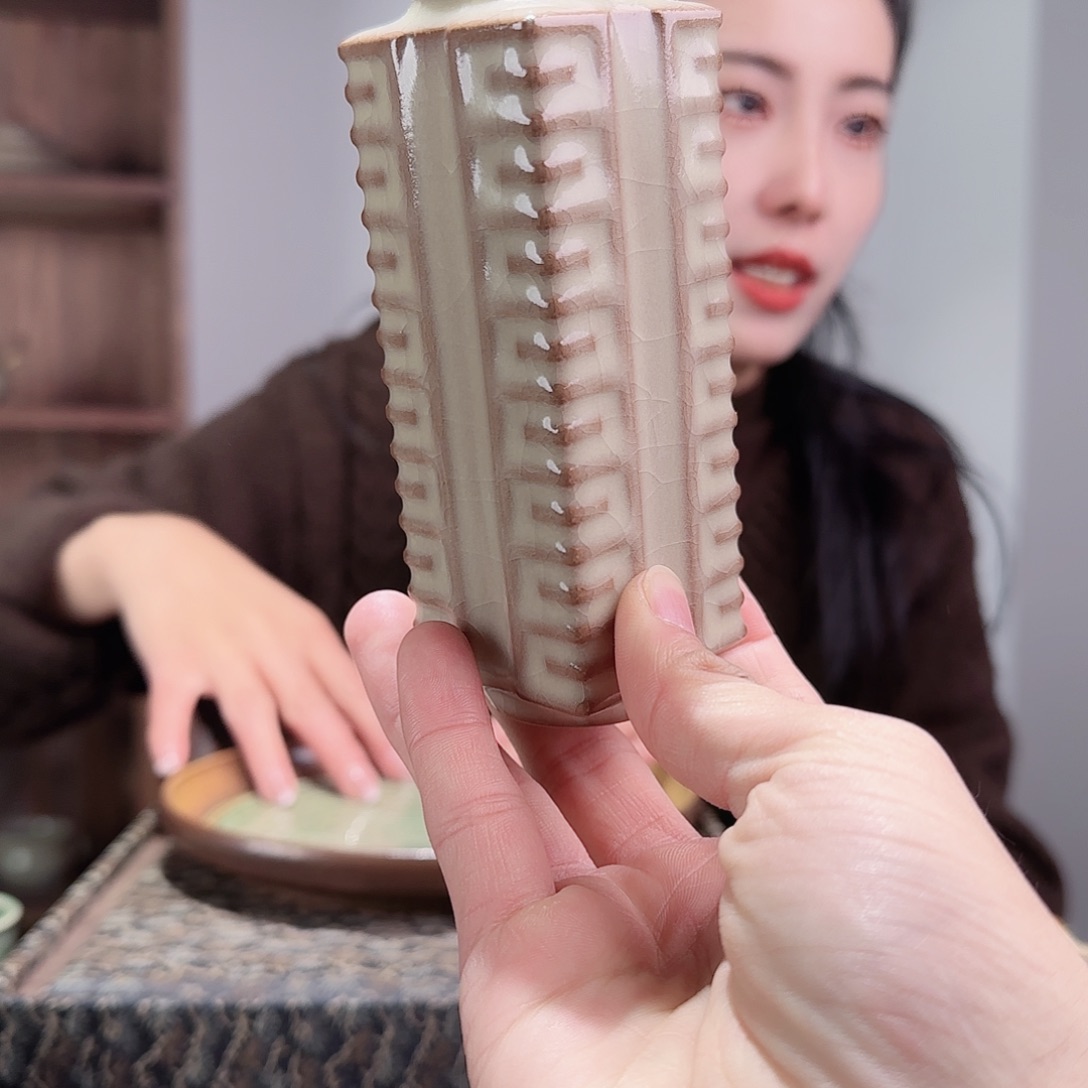 瓷摆件中式瓶111111