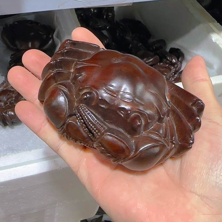 木黑檀木10螃蟹一只