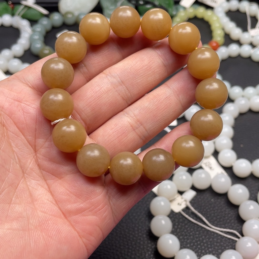 和田玉未镶嵌手链