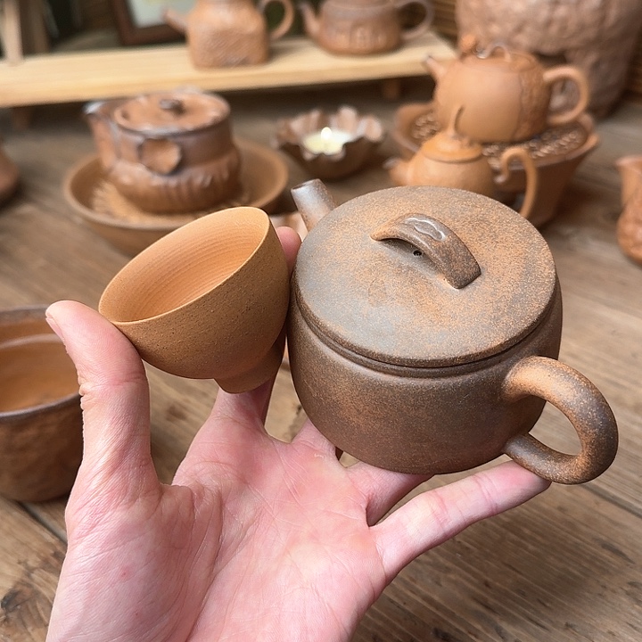 原矿老岩泥茶器系列