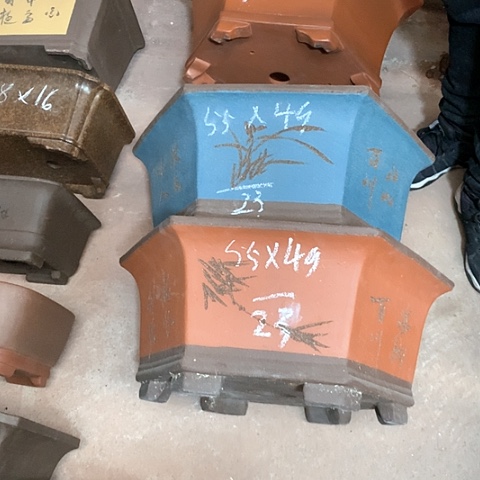 紫砂花盆手工制作
