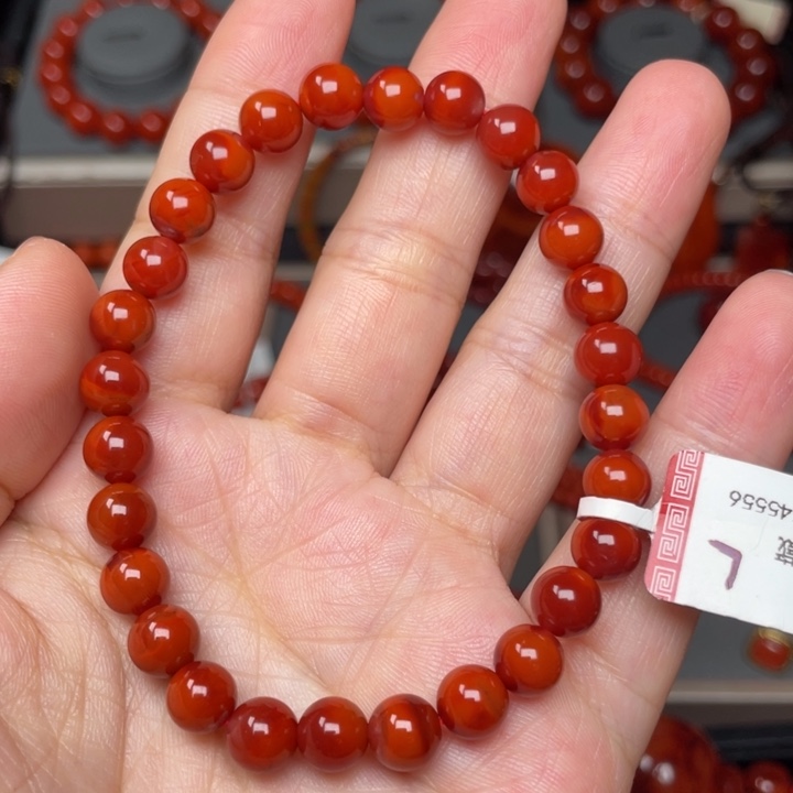 未镶嵌南红玛瑙手链