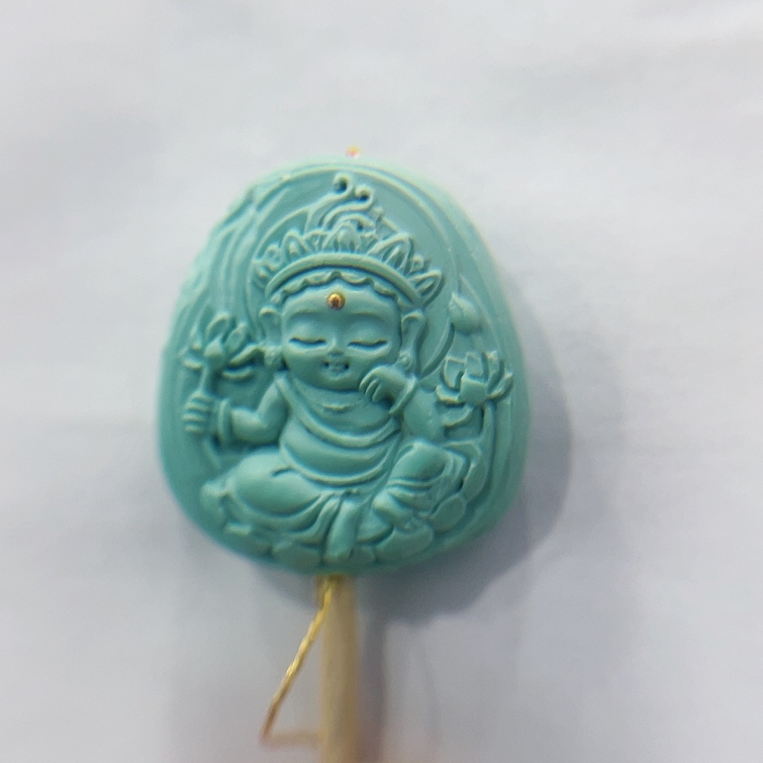 未镶嵌绿松石珠宝奇石