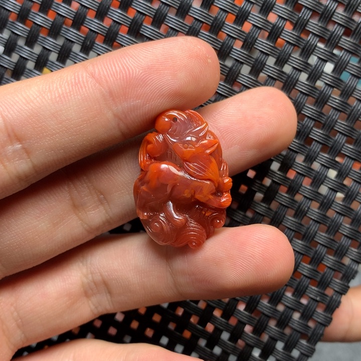 吊坠(不含链)未镶嵌南红玛瑙