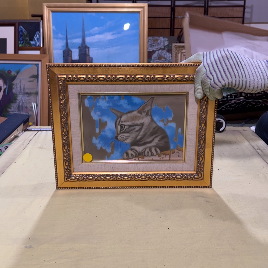 绘画佛**画屏风框画茶空间设计