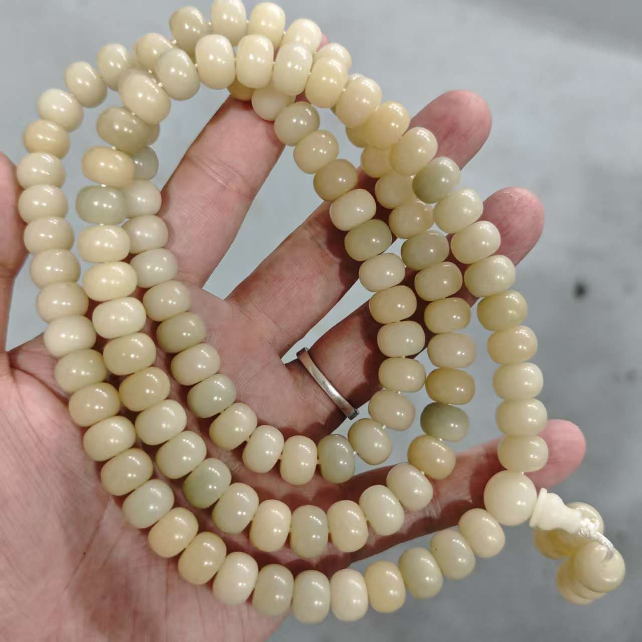 P272 菩提算盘珠1.1cm长串脖挂