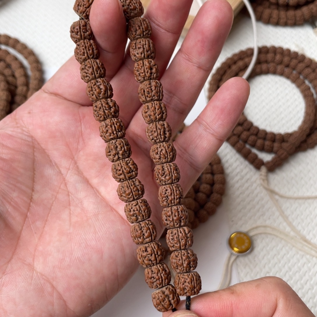 手串金刚菩提藏切盘龙手持尺寸10