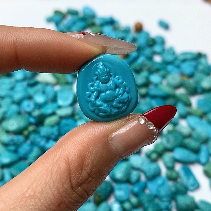 绿松石珠宝奇石未镶嵌