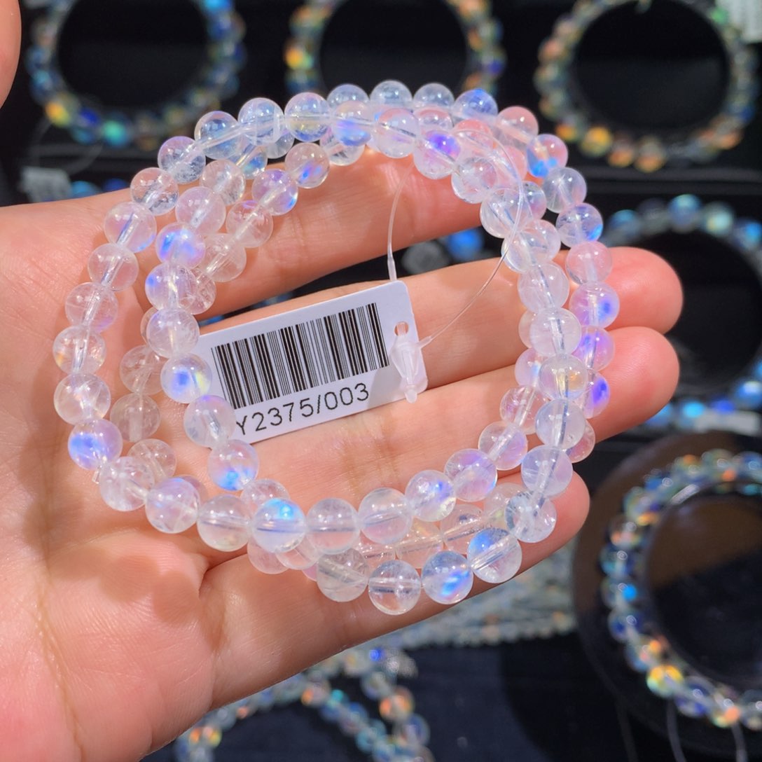 月光石手链未镶嵌Y2375/003 6.0mm