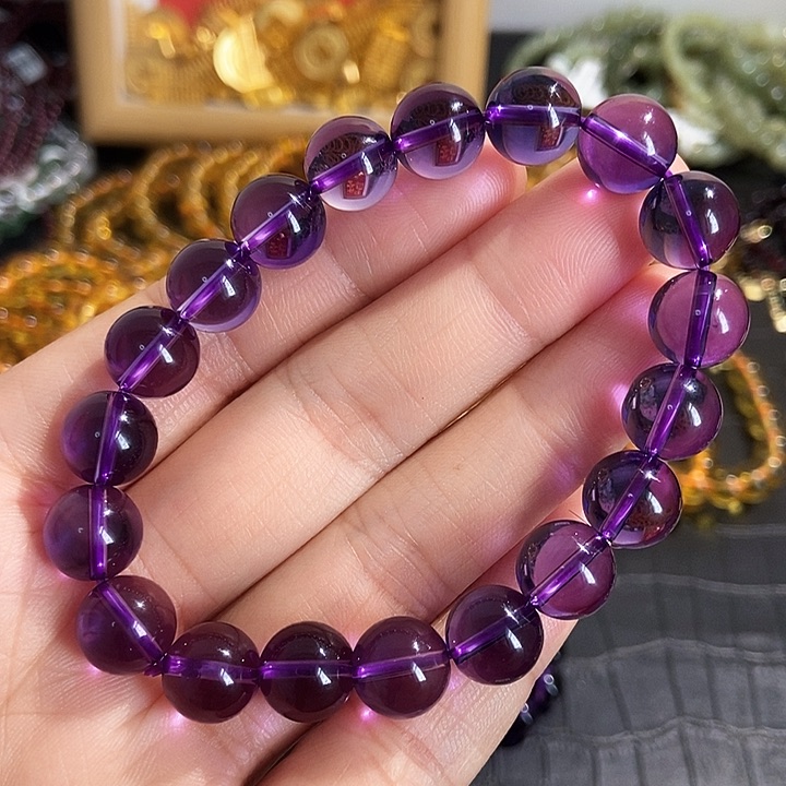 水晶手链未镶嵌紫水晶10