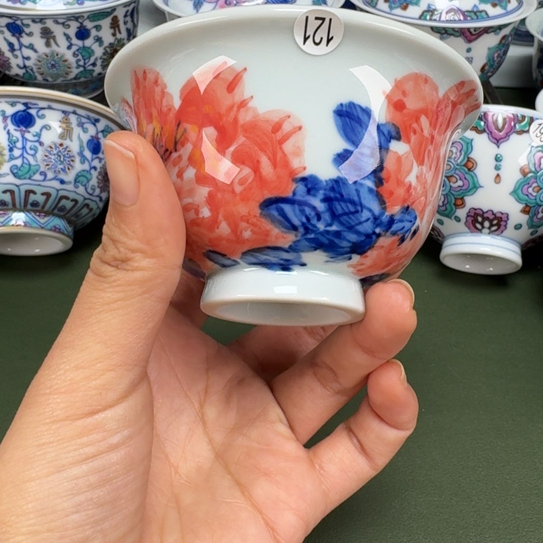 沙沙手工手绘茶具121