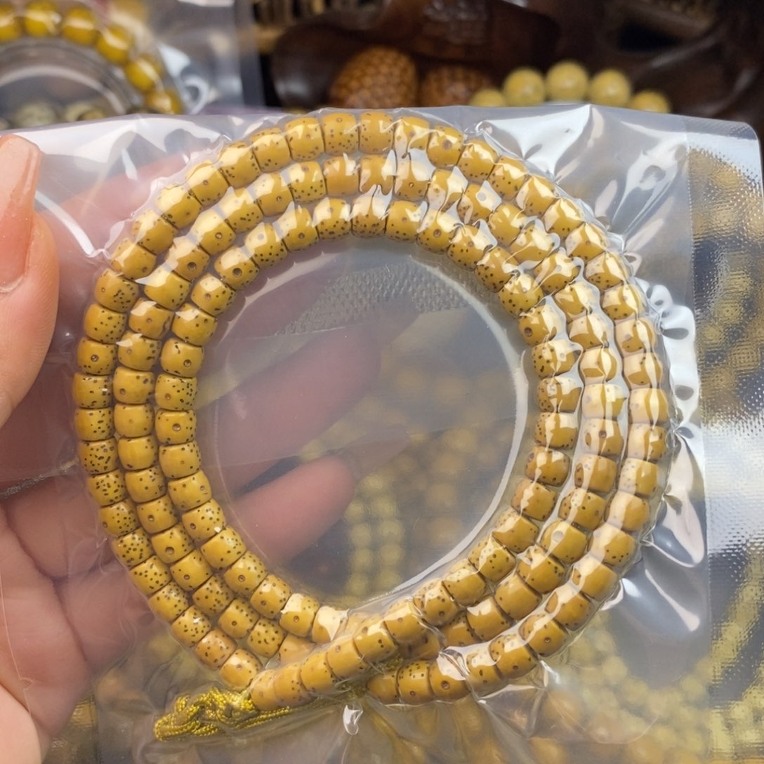 星月菩提吊坠5x6直切108