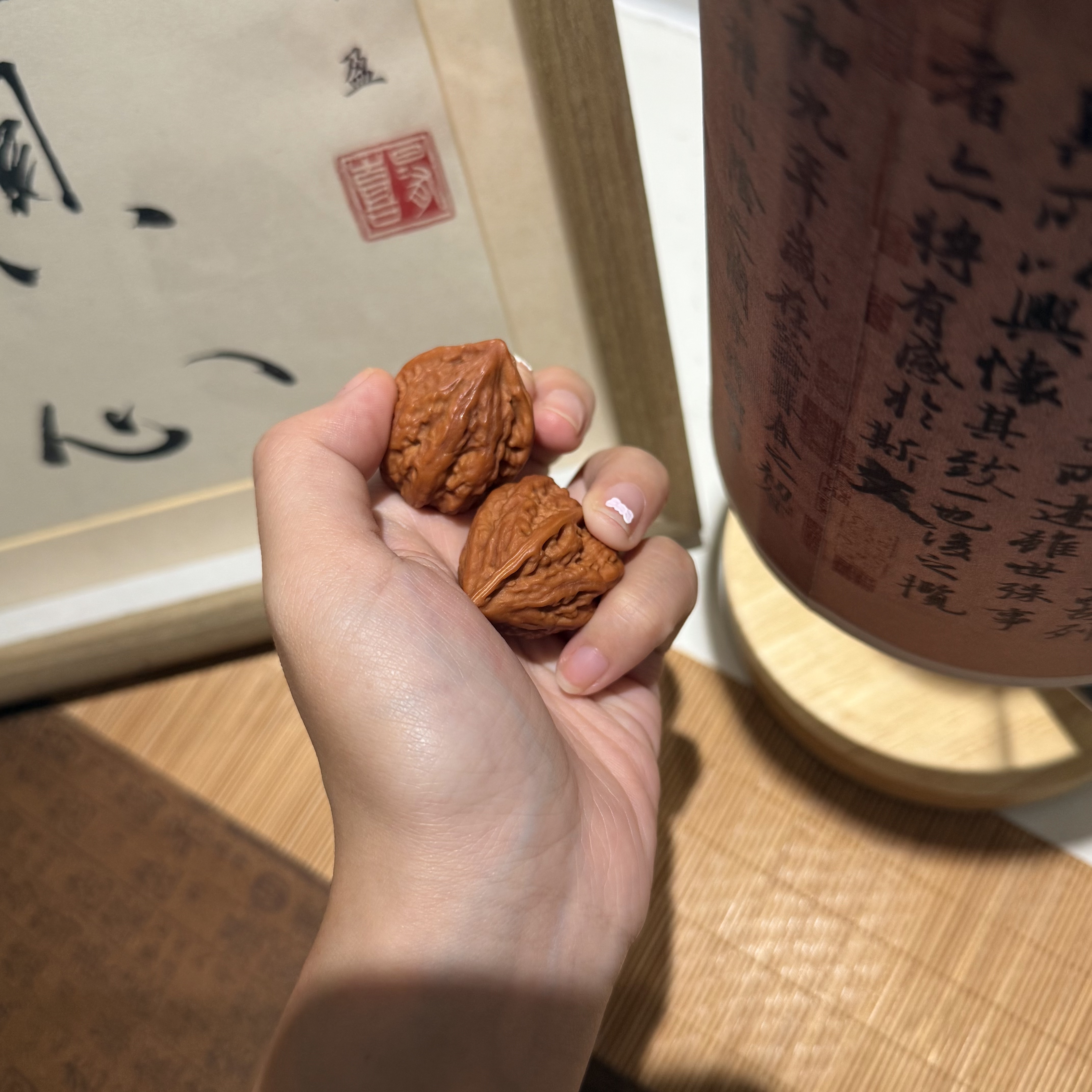 秋子手捻核桃精品
