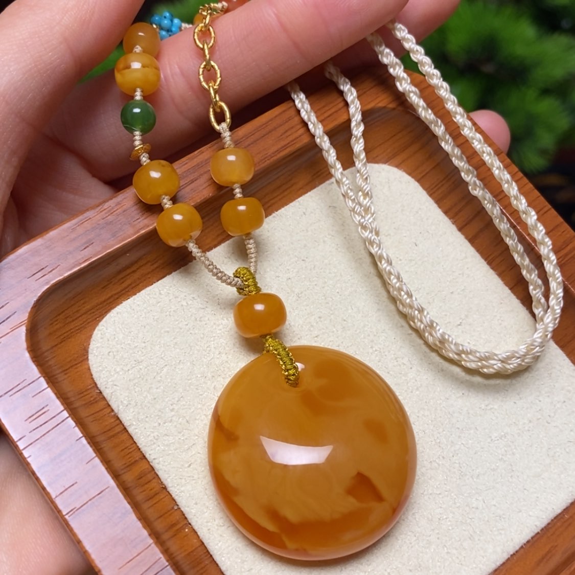【闪购商品】蜜蜡颈饰未镶嵌项链