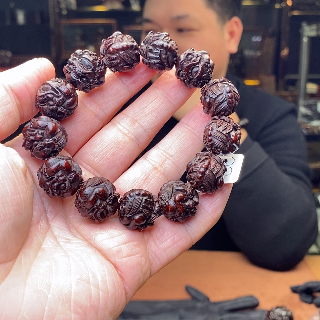 檀香紫檀（小叶紫檀）手串/手链调*童18