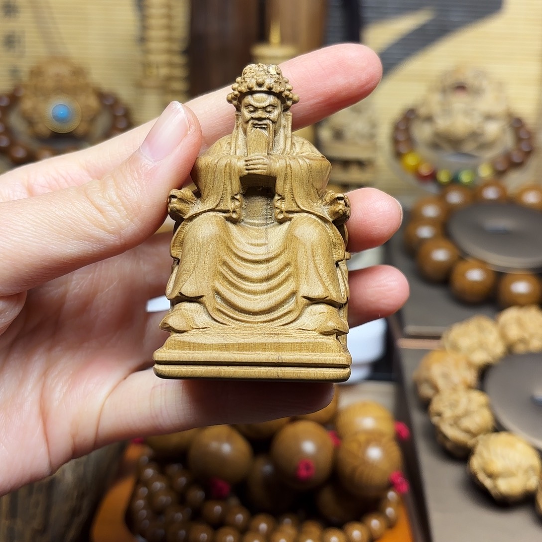 张***1六道木把件五爷摆件