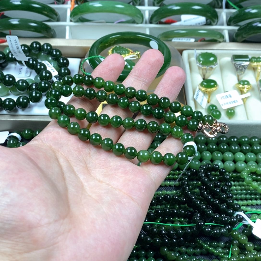 和田玉（碧玉）项链未镶嵌（****星