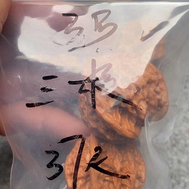 吊坠文玩核桃三棱