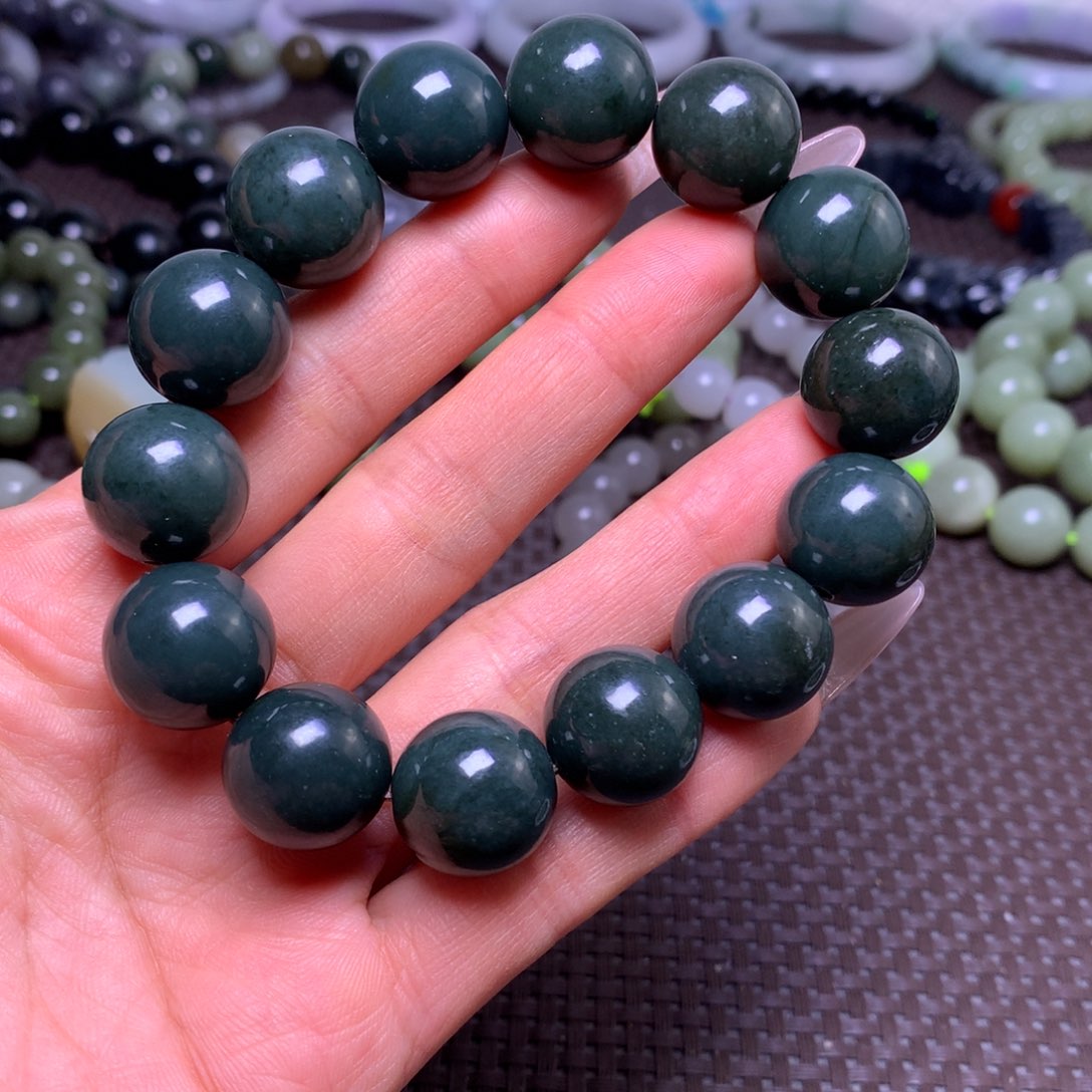 未镶嵌手串和田玉卡16