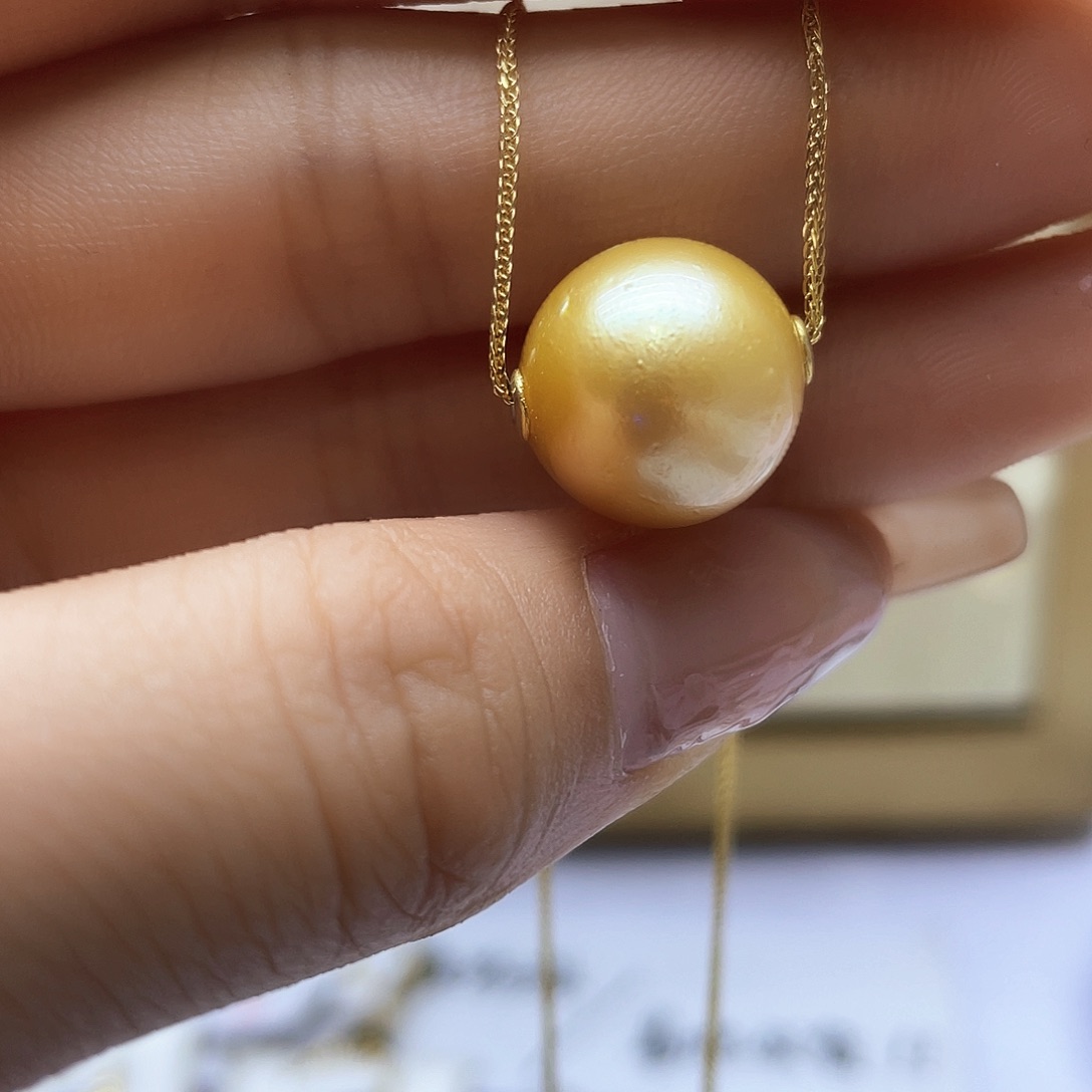 海水珍珠颈饰银S925镶嵌