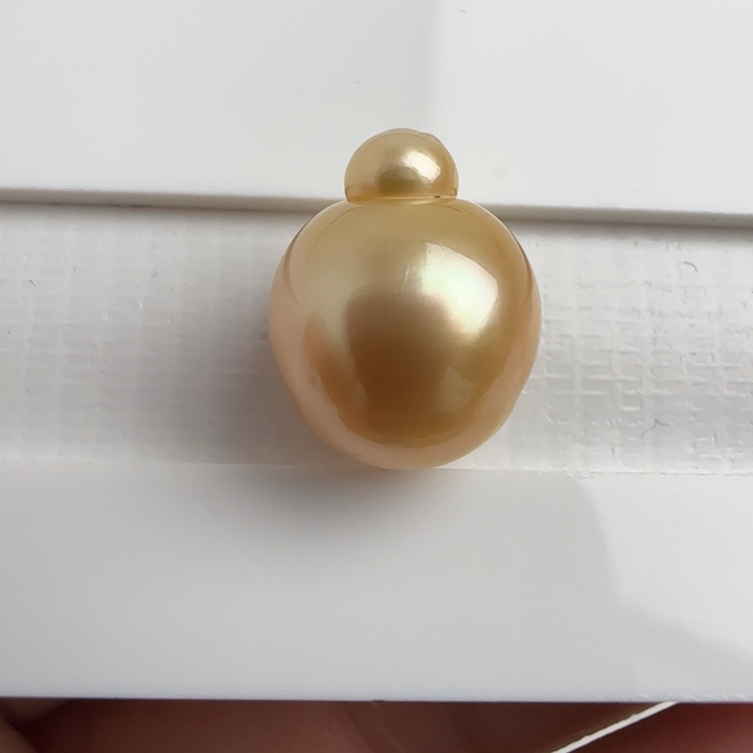 海水珍珠裸珠南洋金珠11.5-14.2 不鉴赏 可定制