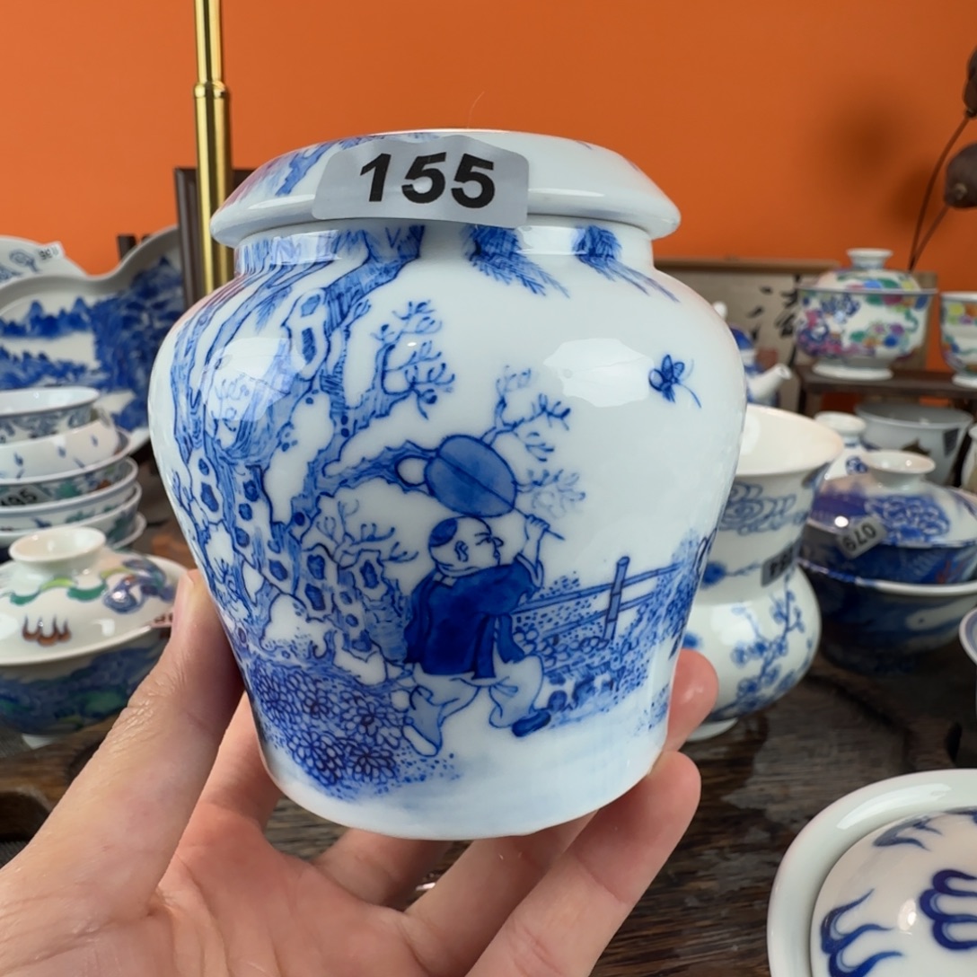 瓷片景德镇手绘青花瓷器155