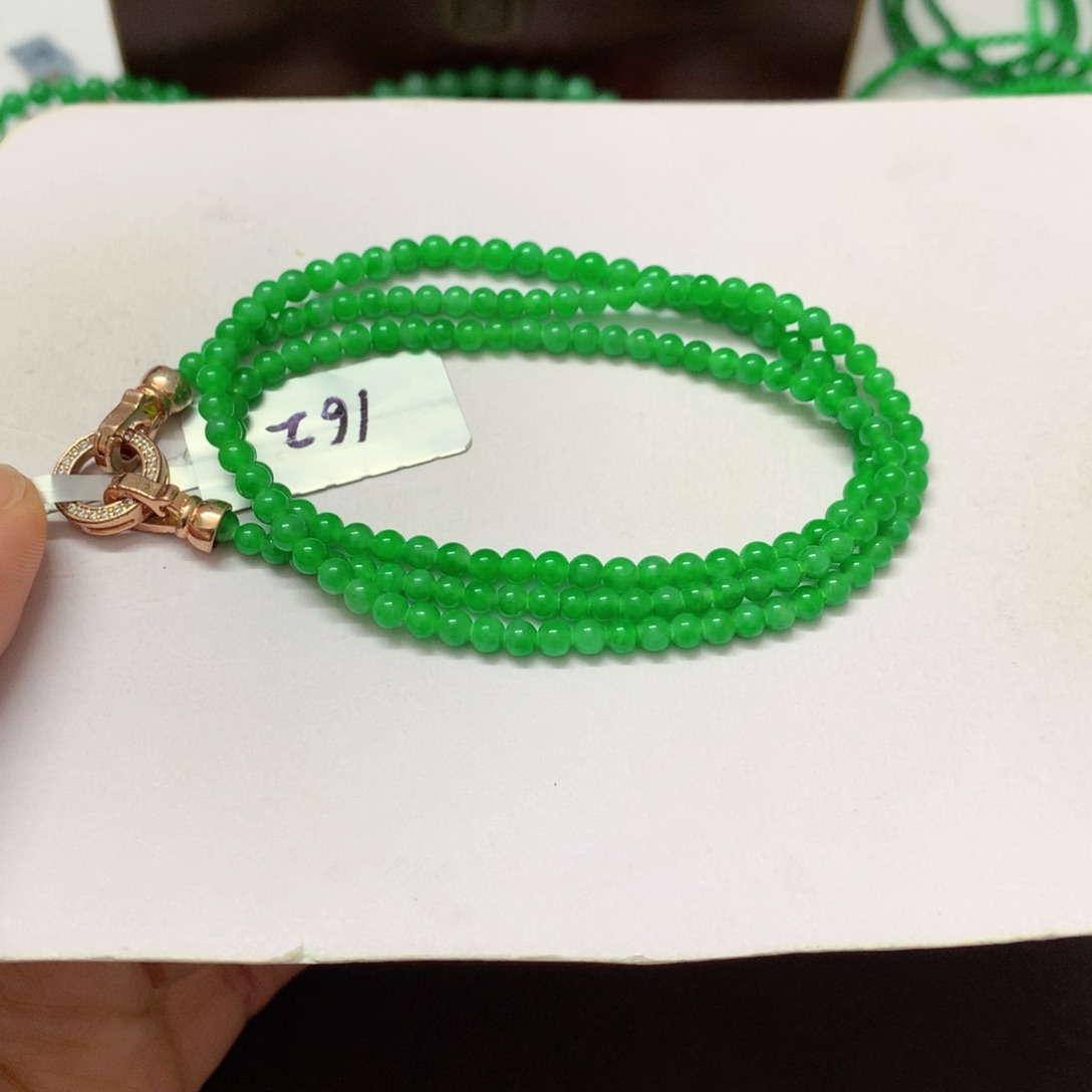 翡翠手链未镶嵌番**寶缅甸翡翠