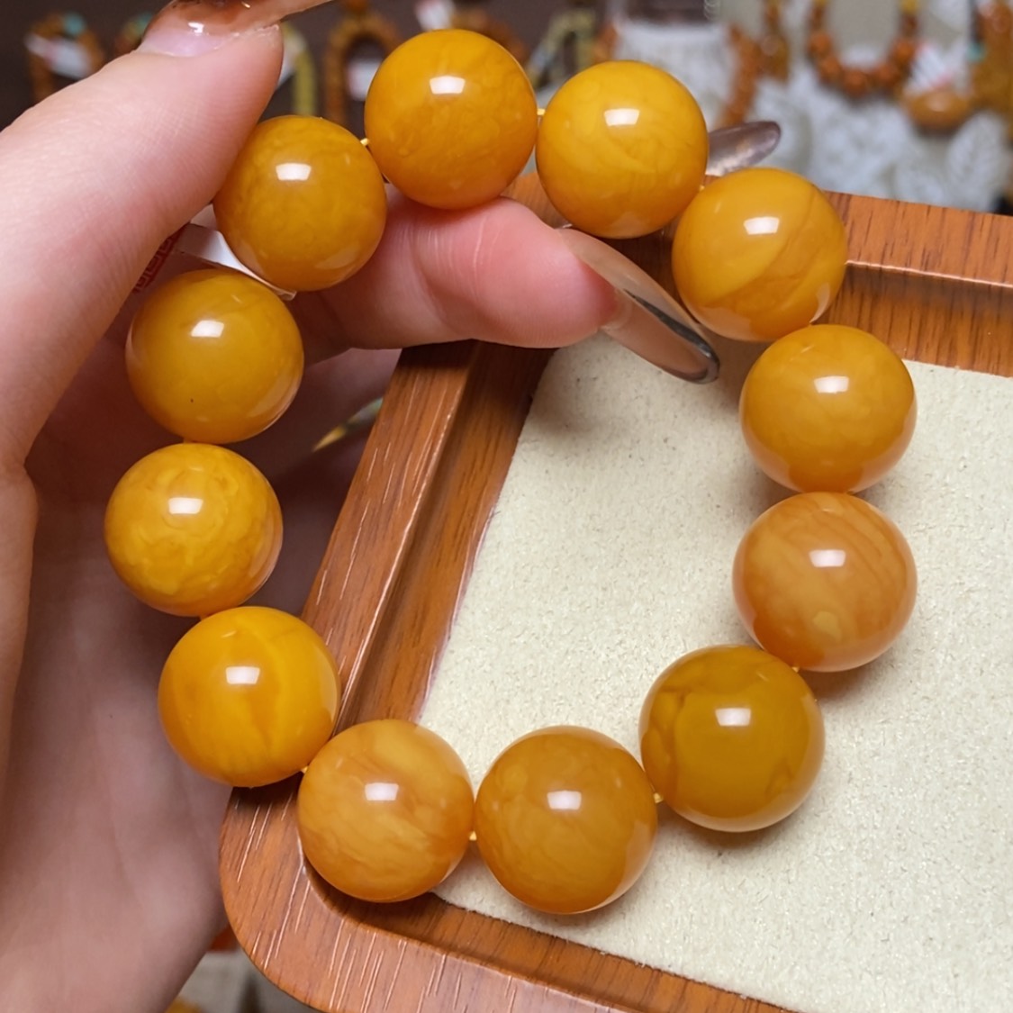 【闪购商品】手链蜜蜡未镶嵌手串