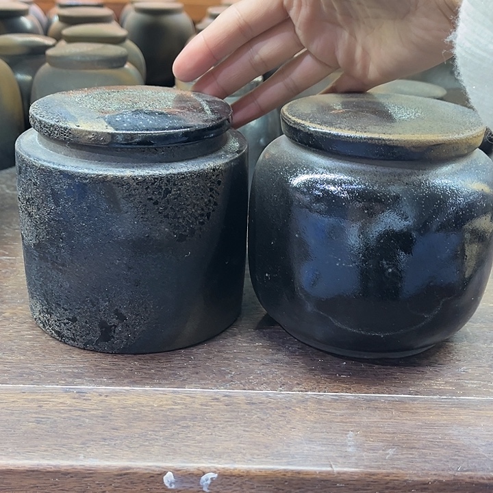 周***丶杯紫泥瑕疵茶罐不退换