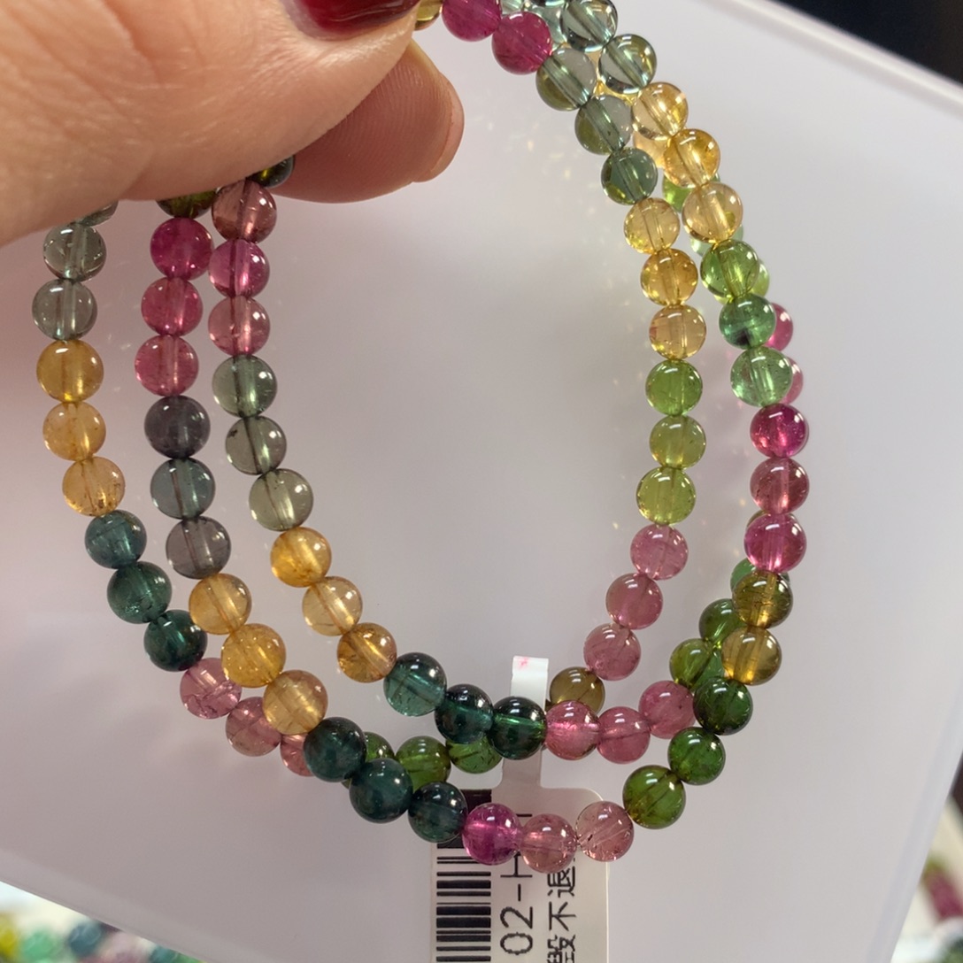 未镶嵌碧玺手链5左右