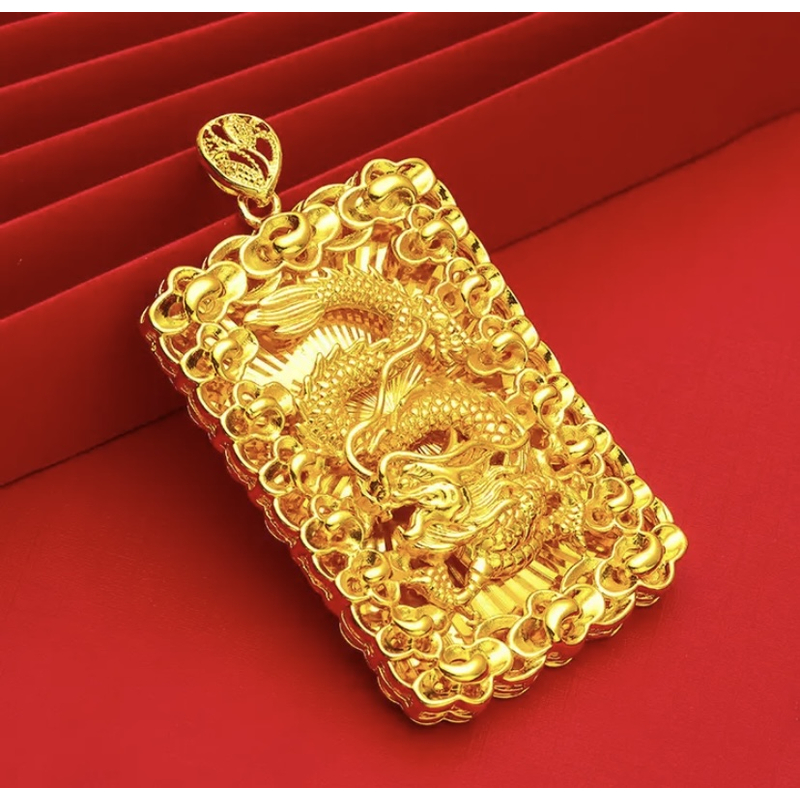 合金吊坠 【龙牌吊坠】男士男款气质时尚百搭潮流大气素款传承经典