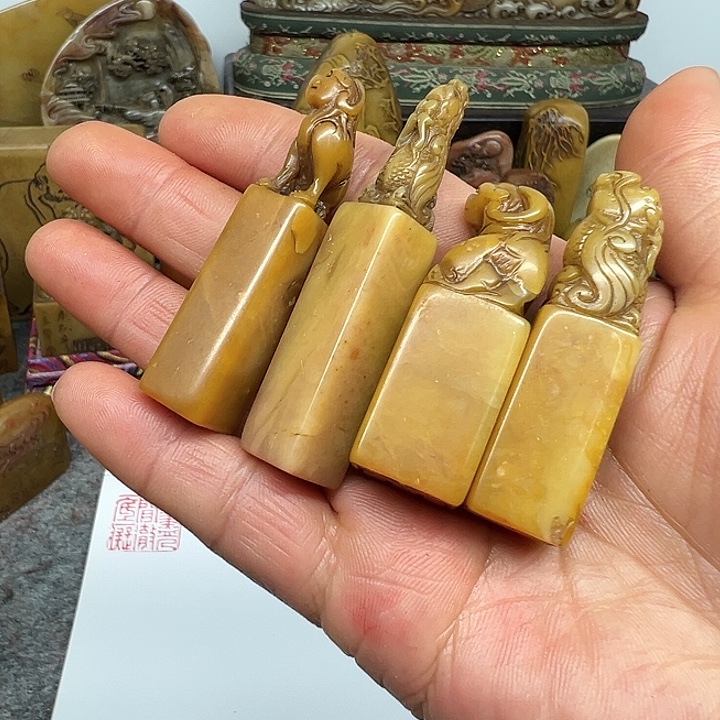 王***新昌化石印石手工制作工艺精湛