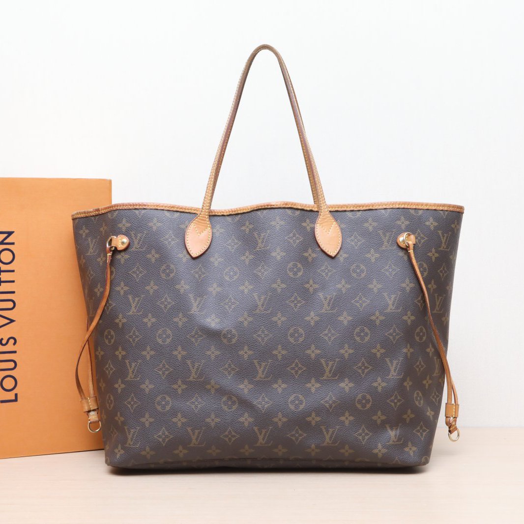 95新 LouisVuitton/路易威登 小花攀攀 Neverfull 大号39 老花PVC