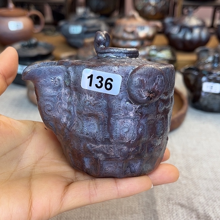 裸柴烧陶瓷手工茶器