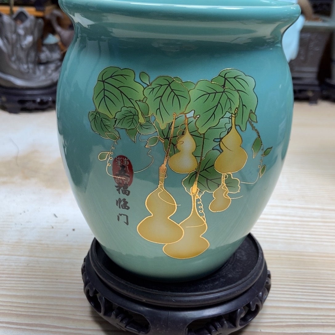 瓷片陶瓷花盆陶瓷艺术