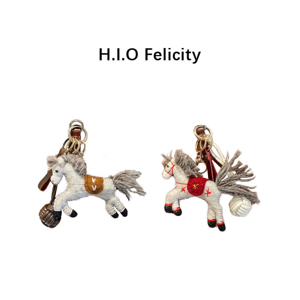  HIO Felicity 时尚简约挂饰小白马挂件包挂FS53339