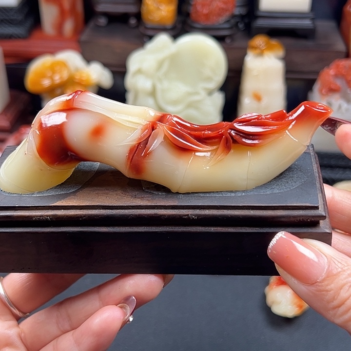 寿山石老性芙蓉石