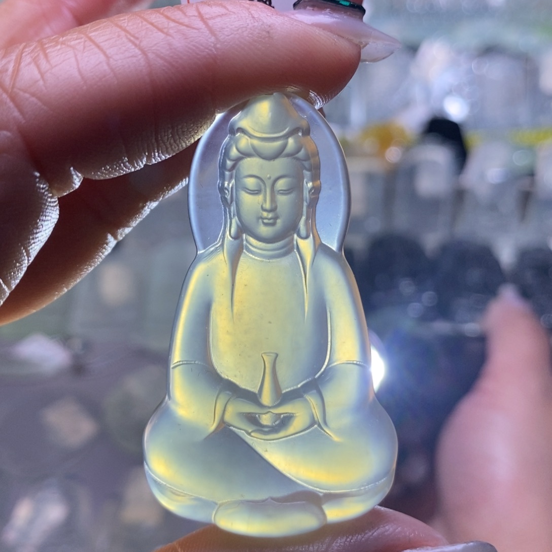 蛇纹石玉颈饰未镶嵌不退不换