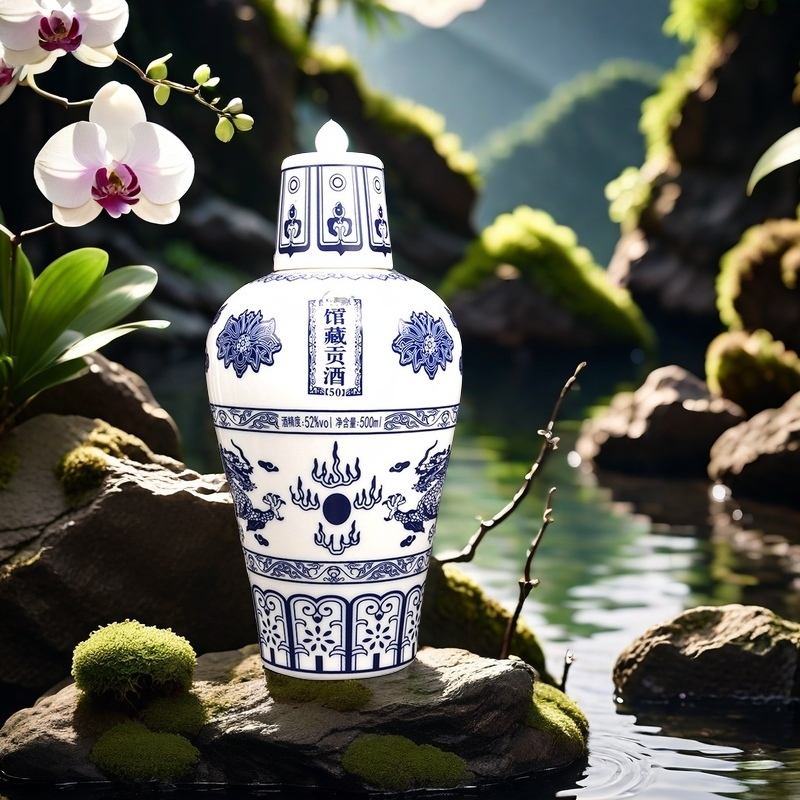 醉卧原馆藏贡酒50【礼盒装】-浓香型52度白酒500mL52度