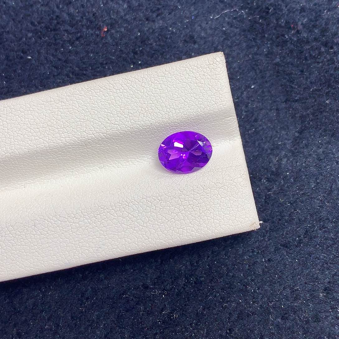 紫晶珠宝半成品未镶嵌7✖️9