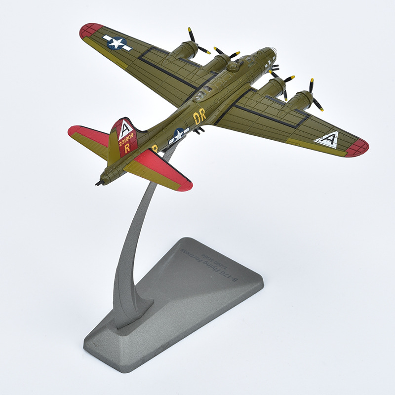 1:200B-17飞机模型泡沫模型合金仿真航模美国轰炸机模型摆件