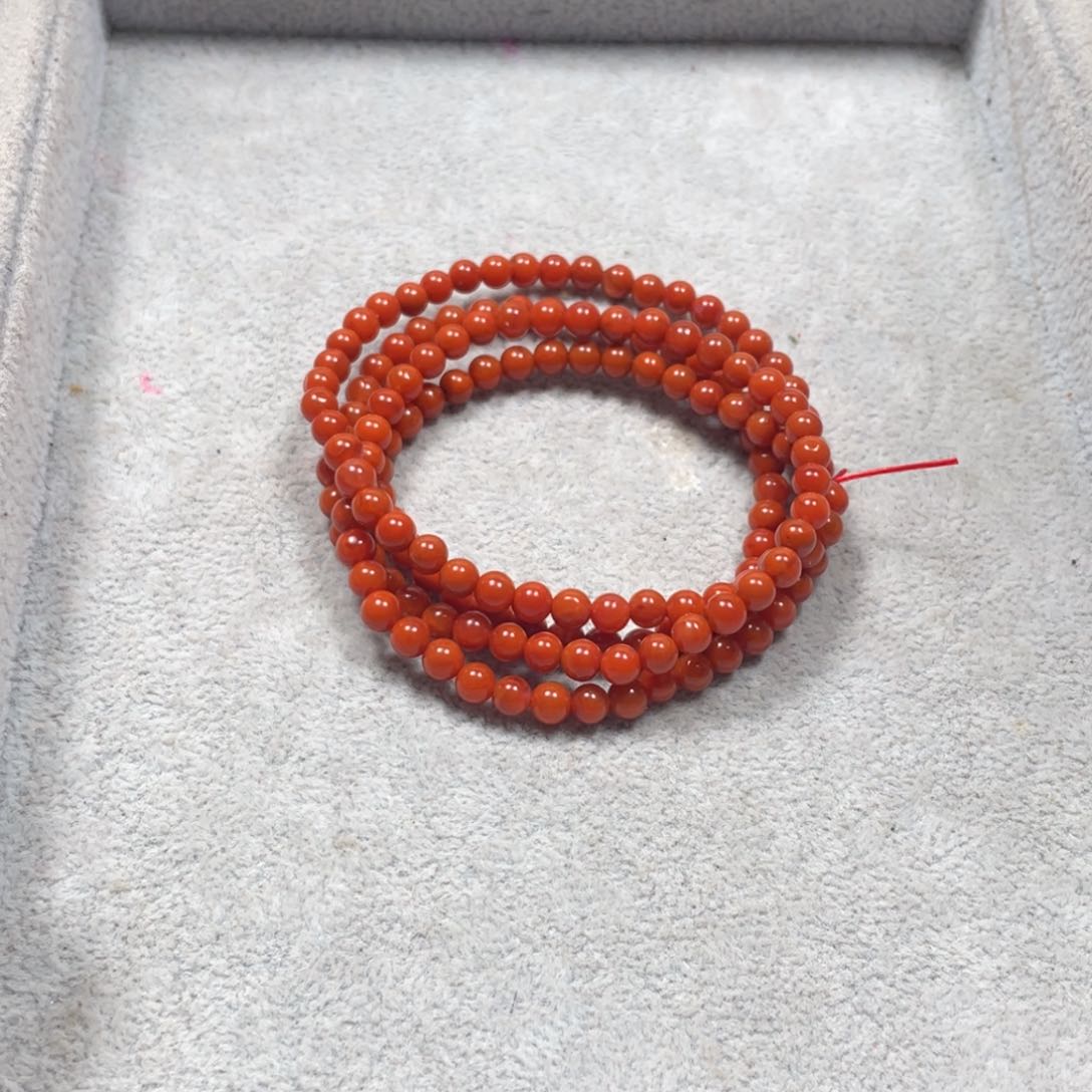南红玛瑙手链未镶嵌