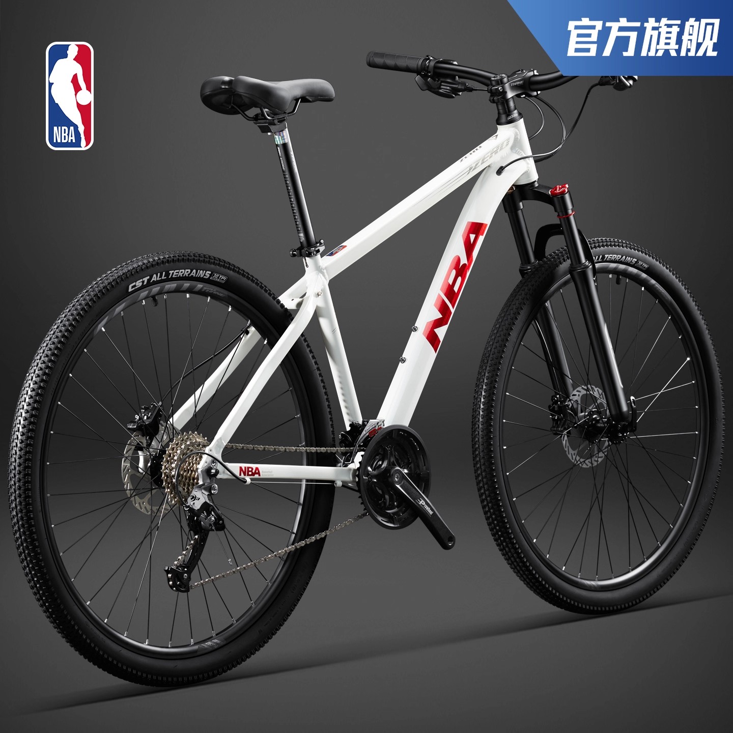美国NBA山地自行车成人男士铝合金青少年女款式变速赛车减震单车