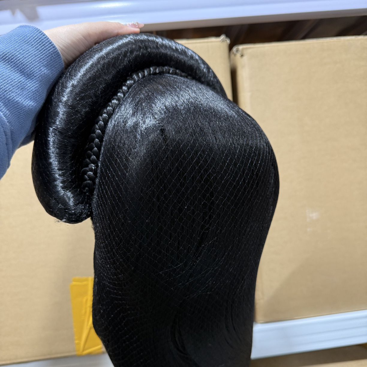 天宝汉服假发整体头套 抱面5cm粗 均码55～58头围