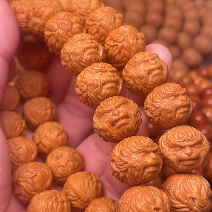 猴头核桃手串快**迪黑，