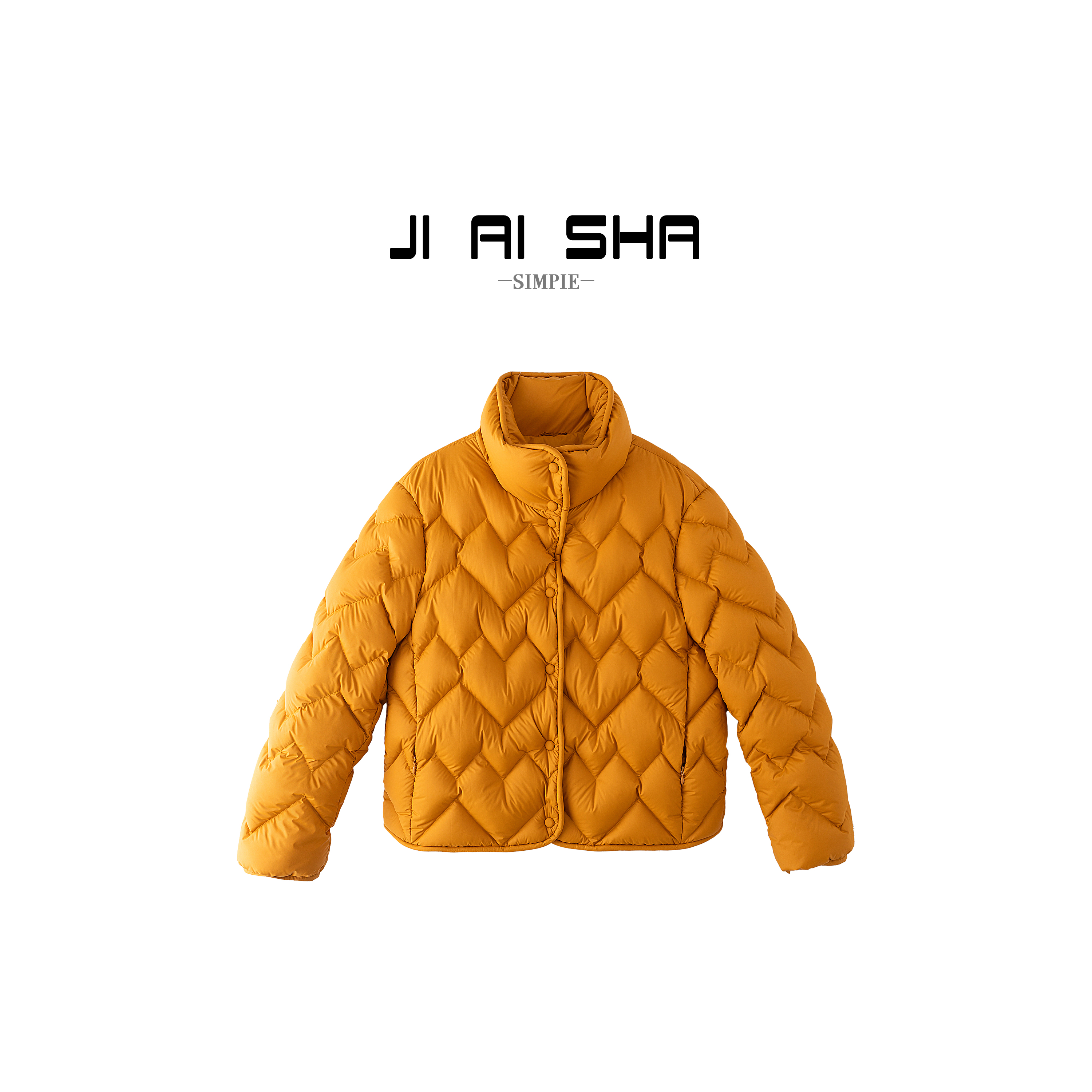 【陳艺】短款时尚保暖秋冬羽绒服CY027